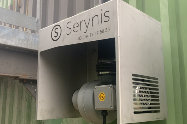 Serynis Couverture double membrane biogaz
