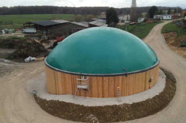Serynis Couverture double membrane biogaz 1