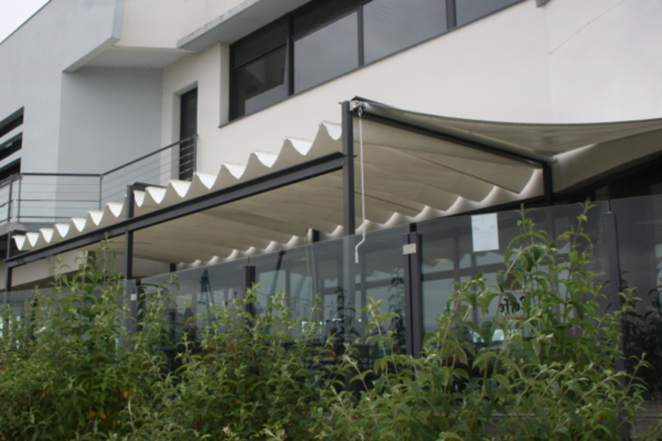 Serynis Pergolas toile retractable Zig Zag 2
