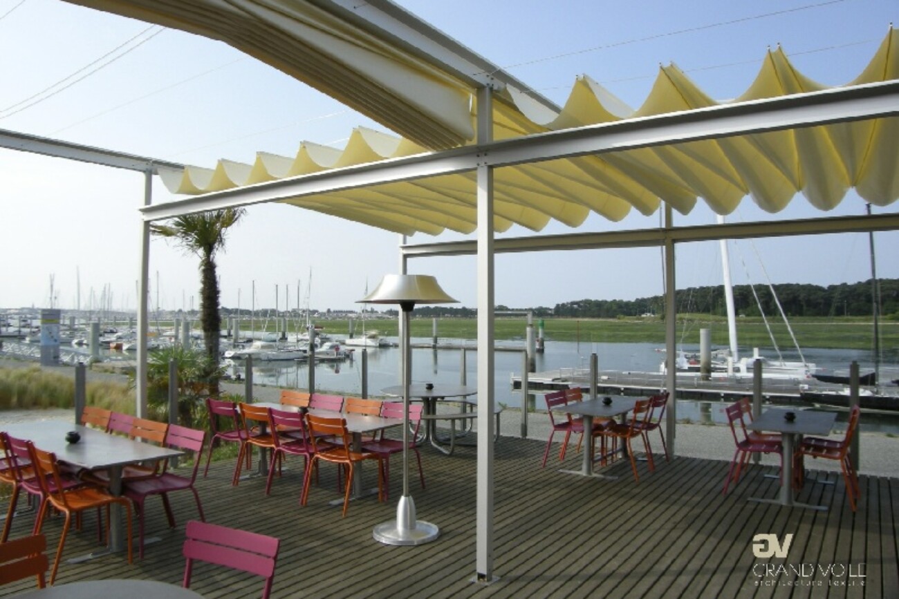 Serynis Pergolas toile retractable Zig Zag 3