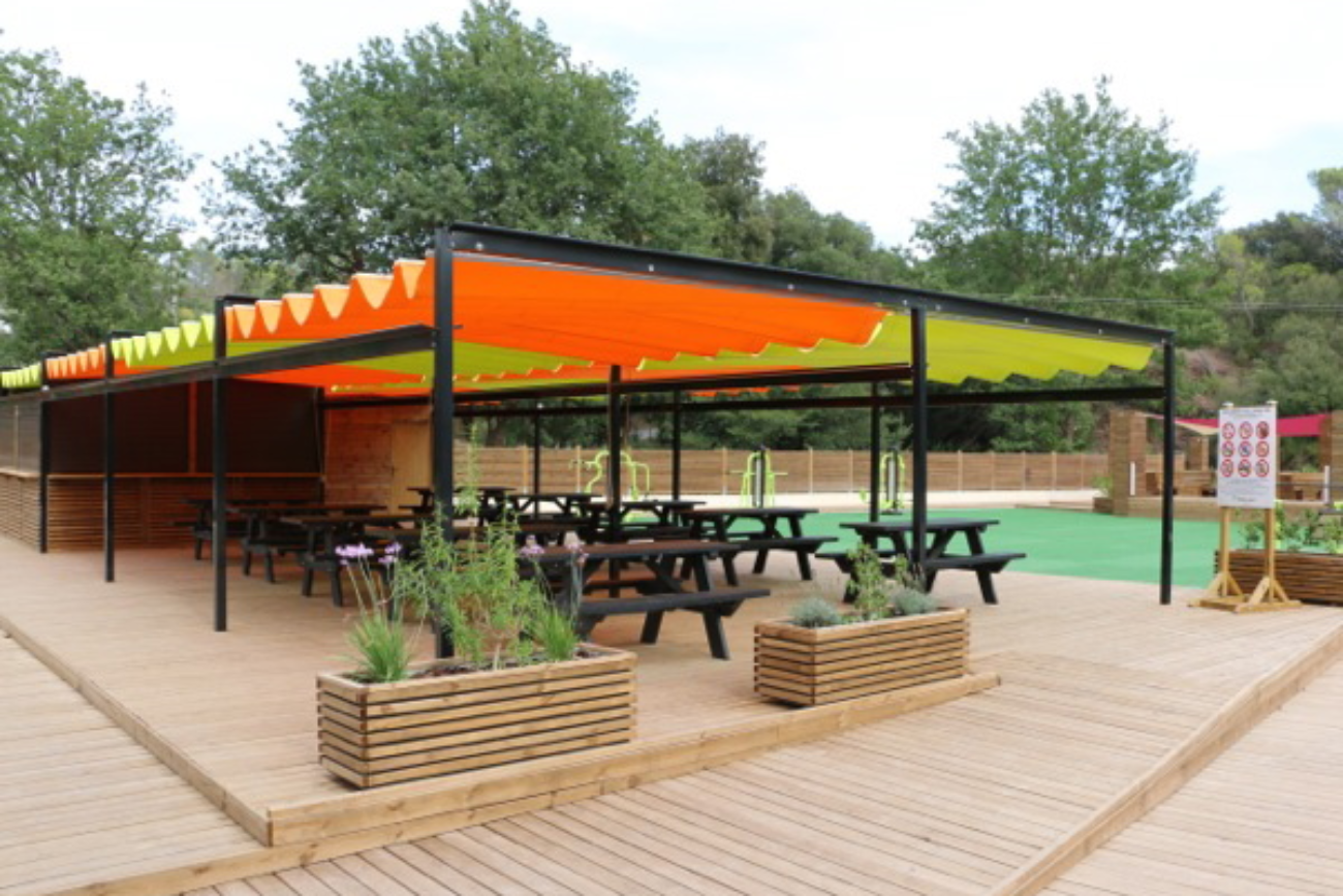 Serynis Pergolas toile retractable Zig Zag 4